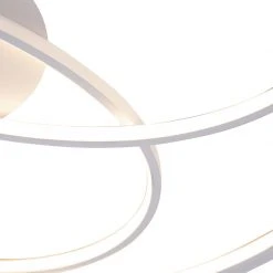 Am billigsten 🔥 Trio Leuchten Deckenleuchte weiß 80 cm inkl. LED 3-stufig dimmbar - Rowin 🧨 -Deckenleuchten Verkaufs-Shop 8825 102793 2