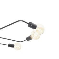 Budget 😍 QAZQA Design plafondlamp zwart 6-lichts - Facile ✔️ -Deckenleuchten Verkaufs-Shop 8838 105648 4