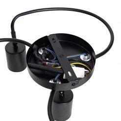 Budget ⭐ QAZQA Moderner Deckenspot schwarz verstellbar 4-flammig - java 🔥 -Deckenleuchten Verkaufs-Shop 8843 105845 9