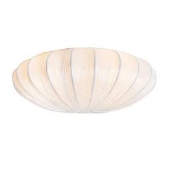 Top 10 🔥 QAZQA Design-Deckenleuchte weiße Seide 60 cm 5-flammig - Plu 🎉 -Deckenleuchten Verkaufs-Shop 8884 105317 5