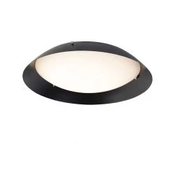 Schlussverkauf 🎉 QAZQA Moderne Deckenleuchte schwarz 38 cm inkl. LED - Bjorn ✔️