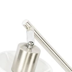 Top 10 🎁 QAZQA Deckenstrahler Stahl mit weißem Schirm 4-Licht verstellbar - Hetta 🧨 -Deckenleuchten Verkaufs-Shop 8923 102397 5