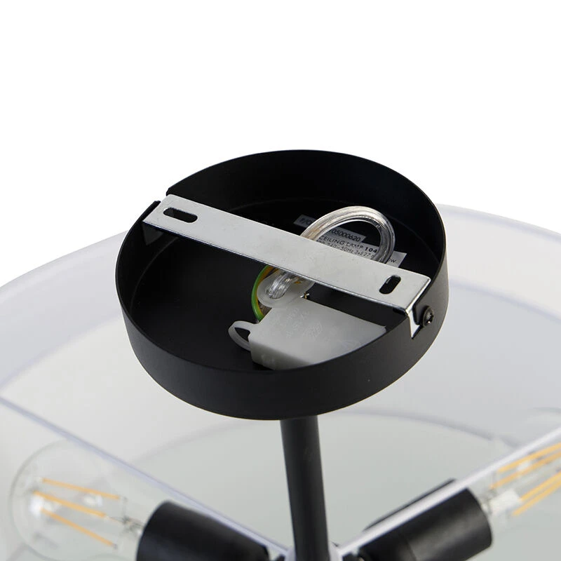 Top 10 😀 QAZQA Moderne Deckenleuchte weiß 50 cm 3-flammig - Drum Duo 💯 9 Top 10 😀 QAZQA Moderne Deckenleuchte weiß 50 cm 3-flammig - Drum Duo 💯 – Bild 9