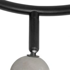 Auslauf 🎉 QAZQA Pafond Spot schwarz mit Beton 3-Licht - Pedra 🧨 -Deckenleuchten Verkaufs-Shop 8938 103167 7