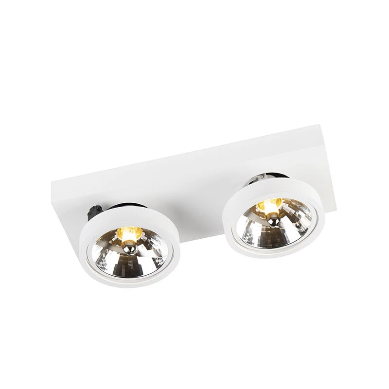 Schlussverkauf ⌛ QAZQA Moderner Spot weiß schwenk- und neigbar - Ga 2 💯 5 Schlussverkauf ⌛ QAZQA Moderner Spot weiß schwenk- und neigbar - Ga 2 💯 – Bild 5