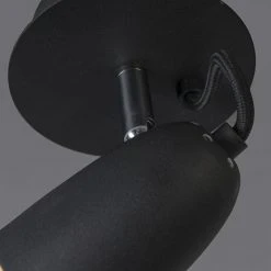 Budget 💯 QAZQA Retro Spot schwarz dreh- und neigbar - Taza 1 👍 -Deckenleuchten Verkaufs-Shop 8976 91233 5