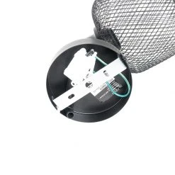 Neu ⭐ QAZQA Industriespot schwarz - Bliss Mesh 😍 -Deckenleuchten Verkaufs-Shop 9012 104476 11