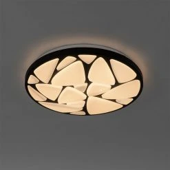 Beste Bewertungen von 🎁 QAZQA Moderne Deckenleuchte schwarz 39 cm inkl. LED und Dimmer - Marian ⭐ -Deckenleuchten Verkaufs-Shop 9024 103962 10