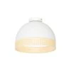 Großhandel ⌛ QAZQA Orientalische Deckenlampe weiß mit Rattan 30 cm - Magna Rattan ✨