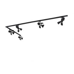 Am billigsten 🌟 QAZQA Smart railsysteem zwart 5-lichts incl. Wifi GU10 - Movie 🛒 -Deckenleuchten Verkaufs-Shop 9028 106248 17