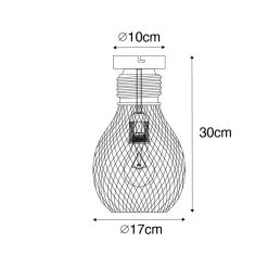 Budget ⭐ QAZQA Design Deckenleuchte schwarz - Raga 🤩 -Deckenleuchten Verkaufs-Shop 9033 103513 4