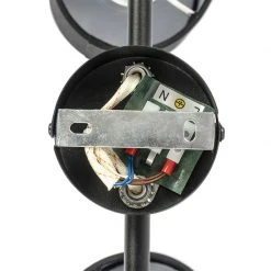 Top 10 🥰 QAZQA Deckenfleck schwarz mit schwarzem Schirm 2-Licht verstellbar - Hetta 💯 -Deckenleuchten Verkaufs-Shop 9044 102402 6