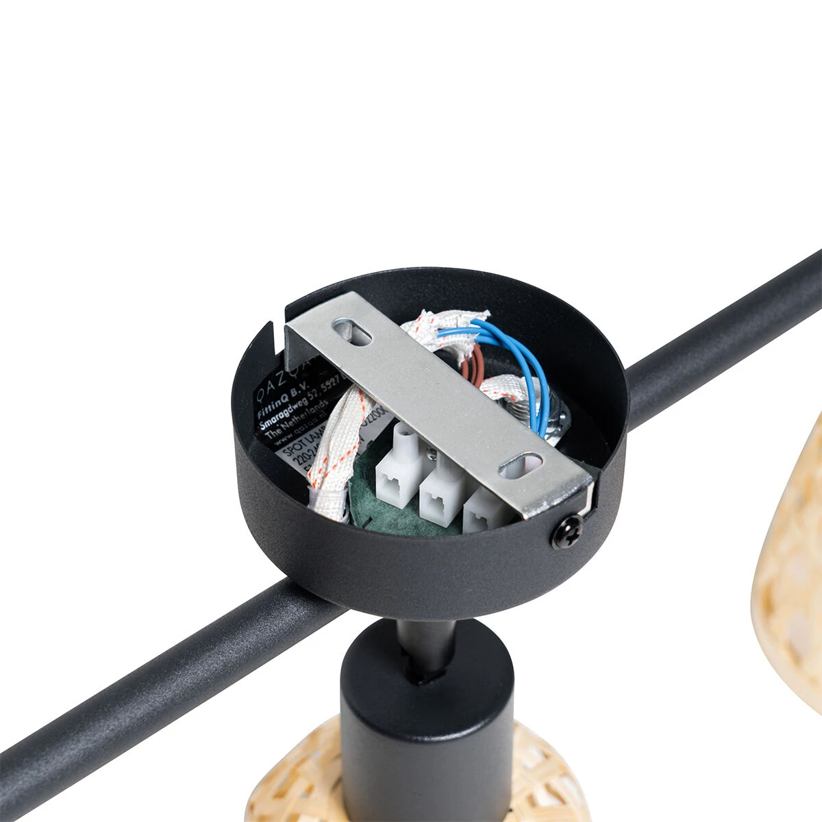 Brandneu 🎉 QAZQA Orientalischer Spot schwarz mit Bambus 3-flammig - Rayan 👏 10 Brandneu 🎉 QAZQA Orientalischer Spot schwarz mit Bambus 3-flammig - Rayan 👏 – Bild 10