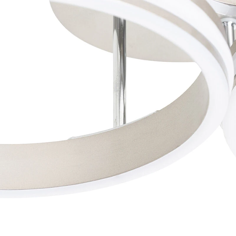 Bestes Angebot 🧨 QAZQA Deckenleuchte Stahl inkl. LED 3-Stufen dimmbar 3-Licht - Navara 🧨 6 Bestes Angebot 🧨 QAZQA Deckenleuchte Stahl inkl. LED 3-Stufen dimmbar 3-Licht - Navara 🧨 – Bild 6