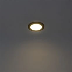 Bester Verkauf 🔔 QAZQA Deckenleuchte schwarz 17 cm inkl. LED 3-stufig dimmbar IP44 - Steve ⭐ -Deckenleuchten Verkaufs-Shop 9079 102734 10