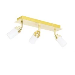 Budget 👏 QAZQA Moderne badkamer spot staal 3-lichts IP44 - Japie 😍 -Deckenleuchten Verkaufs-Shop 9089 105915 10