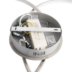 Billig 😀 Trio Leuchten Deckenleuchte Stahl 80 cm inkl. LED 3-stufig dimmbar - Rowin ⭐ -Deckenleuchten Verkaufs-Shop 9099 102792 8