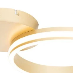 Brandneu 🎁 QAZQA Deckenleuchte Messing inkl. LED 3-stufig dimmbar 2-flammig - Navara 👍 21 Brandneu 🎁 QAZQA Deckenleuchte Messing inkl. LED 3-stufig dimmbar 2-flammig - Navara 👍 -Deckenleuchten Verkaufs-Shop 9109 104002 6