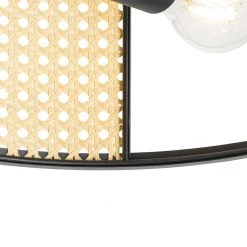 Am billigsten 😉 QAZQA Retro-Deckenleuchte schwarz mit Rattan 40 cm - Akira 💯 19 Am billigsten 😉 QAZQA Retro-Deckenleuchte schwarz mit Rattan 40 cm - Akira 💯 -Deckenleuchten Verkaufs-Shop 9115 105043 5