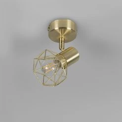 Aktion 🛒 QAZQA Art Deco Strahler gold drehbar und neigbar - Mosh 1 👏 17 Aktion 🛒 QAZQA Art Deco Strahler gold drehbar und neigbar - Mosh 1 👏 -Deckenleuchten Verkaufs-Shop 9116 93943 8