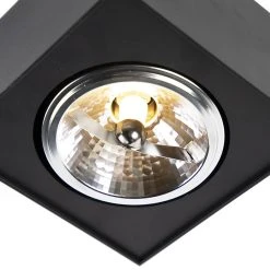 Aktion 😍 QAZQA Designfleck schwarzes Quadrat - Kaya ⭐ 19 Aktion 😍 QAZQA Designfleck schwarzes Quadrat - Kaya ⭐ -Deckenleuchten Verkaufs-Shop 9119 104809 6