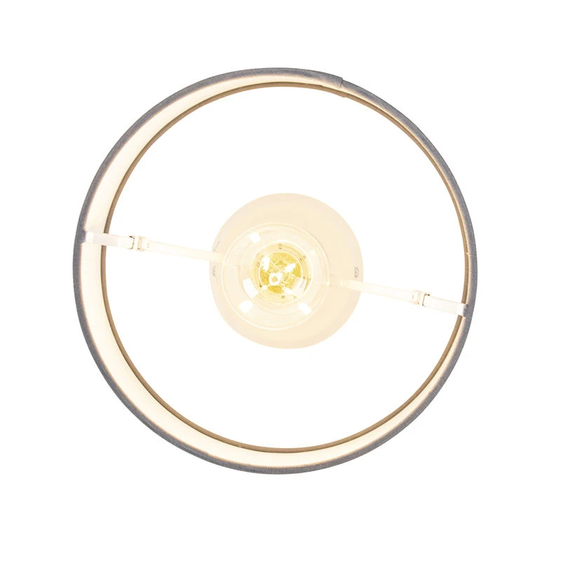 Billig 🎁 QAZQA Moderne Deckenleuchte mit dunkelgrauem Schirm 25 cm - Combi 🥰 6 Billig 🎁 QAZQA Moderne Deckenleuchte mit dunkelgrauem Schirm 25 cm - Combi 🥰 – Bild 6