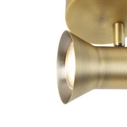 Bestpreis 🤩 QAZQA Decken - und Wandstrahler Bronze drehbar und neigbar - Karin 1 ✔️ -Deckenleuchten Verkaufs-Shop 9154 92933 5