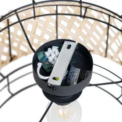 Blitzangebot 🌟 QAZQA Orientalische Deckenlampe schwarz mit Bambus - Irena ⭐ -Deckenleuchten Verkaufs-Shop 9165 105630 8