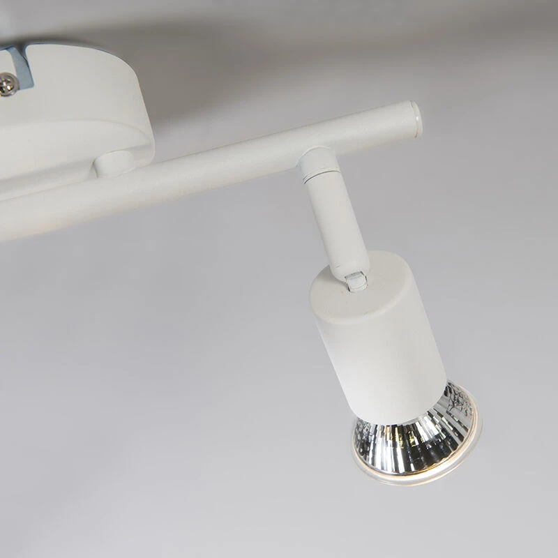 Großhandel 👏 QAZQA Moderner Strahler weiß neigbar - Jeany 2 🧨 7 Großhandel 👏 QAZQA Moderner Strahler weiß neigbar - Jeany 2 🧨 – Bild 7