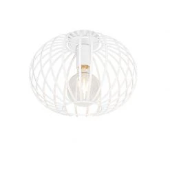 Coupon 🎁 QAZQA Design plafondlamp wit 30 cm - Johanna ⭐