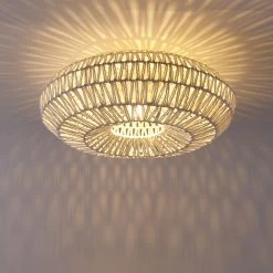 Aktion ✨ QAZQA Retro Deckenleuchte weiß - Lina ❤️ 20 Aktion ✨ QAZQA Retro Deckenleuchte weiß - Lina ❤️ -Deckenleuchten Verkaufs-Shop 9177 103161 9