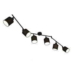 Aktion ✨ QAZQA Modernes Spotschwarz 6-Licht verstellbar - Hetta 👏