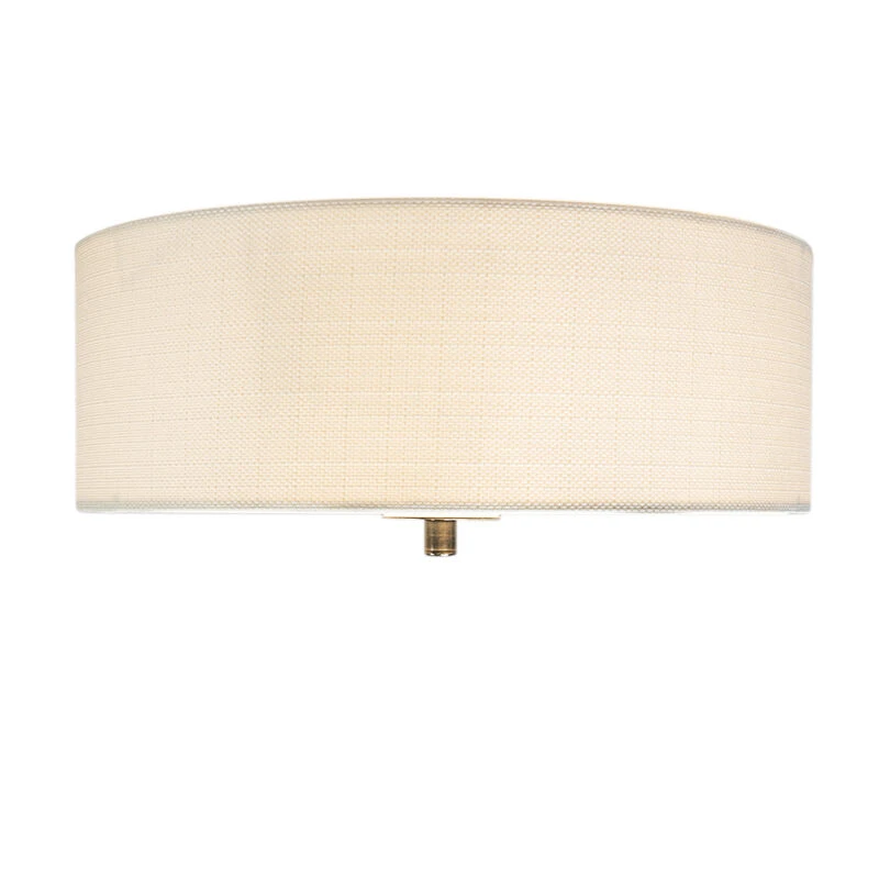 Angebote ⌛ QAZQA Ländliche Deckenleuchte Creme 30 cm - Drum Jute 😀 5 Angebote ⌛ QAZQA Ländliche Deckenleuchte Creme 30 cm - Drum Jute 😀 – Bild 5