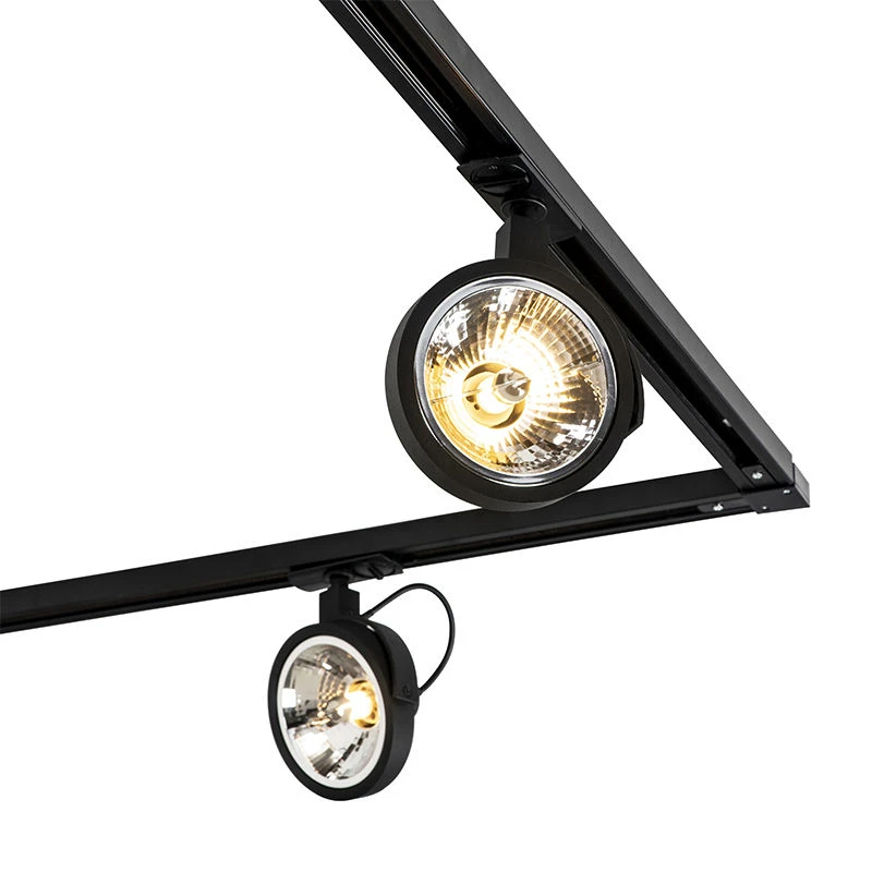 Top 10 ✔️ QAZQA Schienensystem mit 5 Spots schwarz 1-phasig - Go 👍 4 Top 10 ✔️ QAZQA Schienensystem mit 5 Spots schwarz 1-phasig - Go 👍 – Bild 4