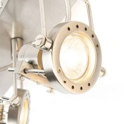 Aktion 🧨 QAZQA Industrieller Spot stahl 3-flammig kippbar - Suplux 🎉 -Deckenleuchten Verkaufs-Shop 9208 94734 4