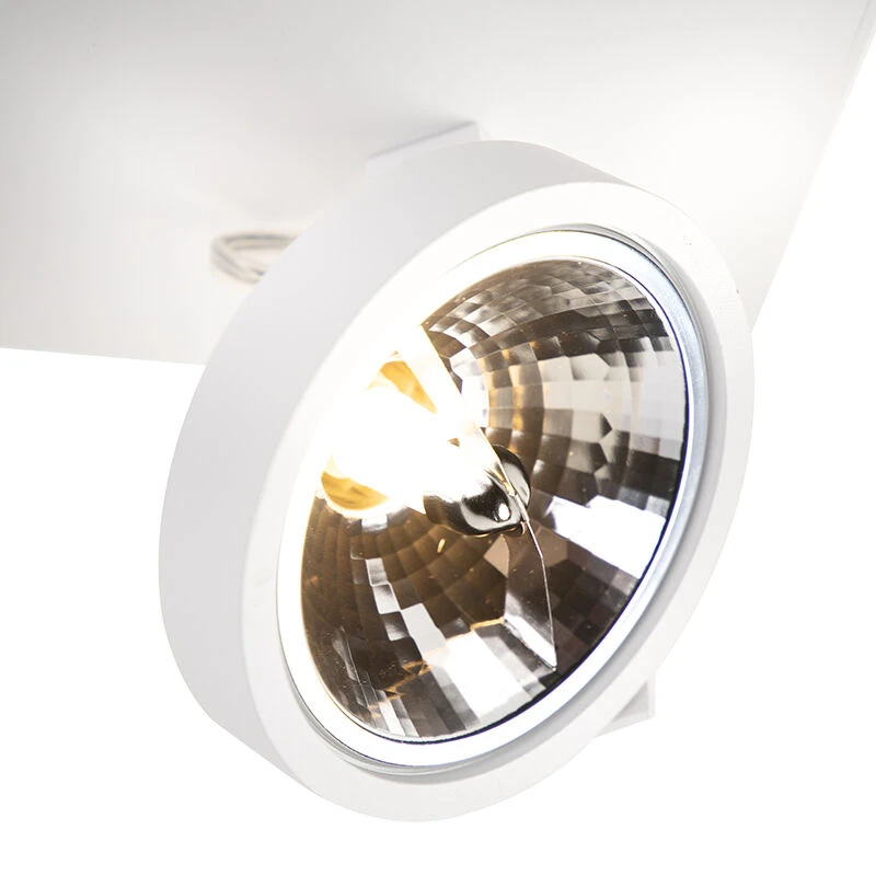 Aktion 😀 QAZQA Designspot weiß verstellbar 3-flammig inkl. LED - Go ❤️ 6 Aktion 😀 QAZQA Designspot weiß verstellbar 3-flammig inkl. LED - Go ❤️ – Bild 6