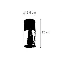 Beste Bewertungen von ⌛ QAZQA Industrielle Deckenlampe schwarz mit Gold - Raspi ❤️ -Deckenleuchten Verkaufs-Shop 9234 104459 3