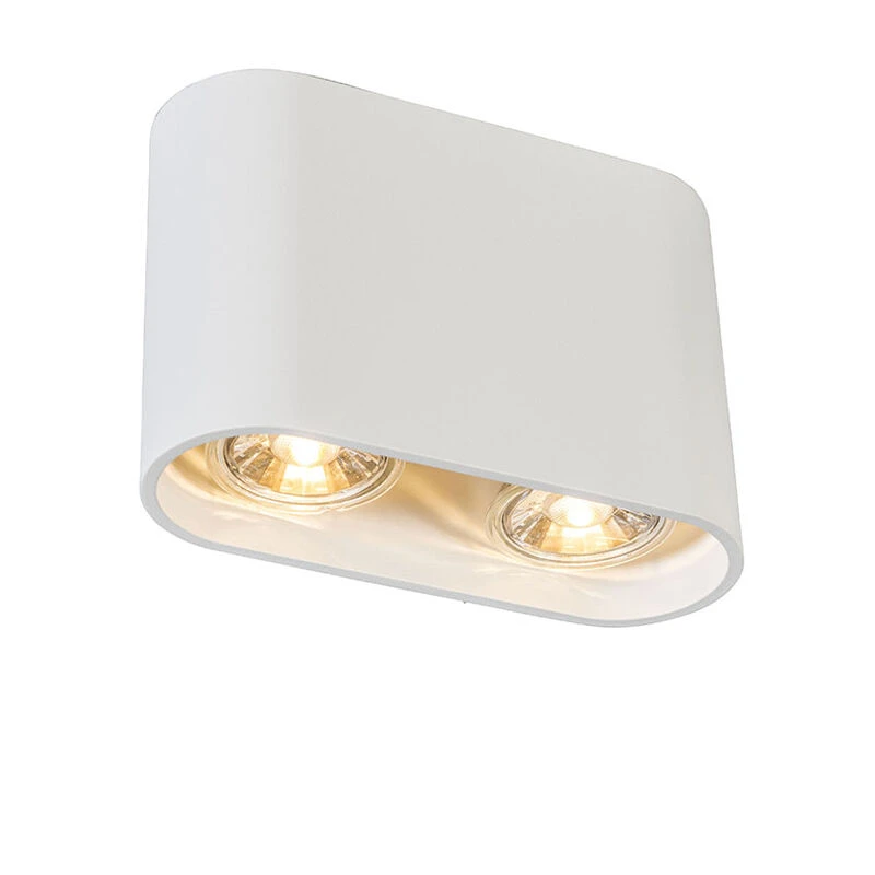 Blitzangebot 🔔 QAZQA Modernes Punktweiß - Ronda duo 🔔 2 Blitzangebot 🔔 QAZQA Modernes Punktweiß - Ronda duo 🔔 – Bild 2