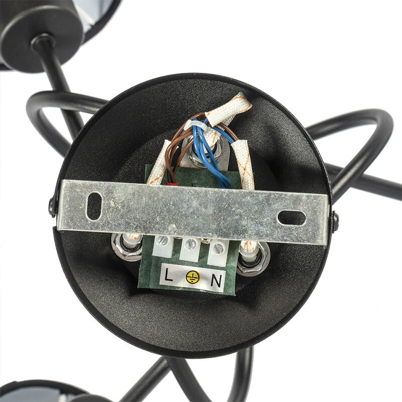 Budget 🔥 QAZQA Deckenfleck schwarz 3-Licht - Hetta ⭐ 9 Budget 🔥 QAZQA Deckenfleck schwarz 3-Licht - Hetta ⭐ – Bild 9