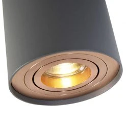 Bestpreis 🔥 QAZQA Spot grau mit Kupferwirbel und Neigung - Rondoo Up 🎁 12 Bestpreis 🔥 QAZQA Spot grau mit Kupferwirbel und Neigung - Rondoo Up 🎁 -Deckenleuchten Verkaufs-Shop 9250 92658 5