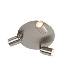 Brandneu 🔔 QAZQA Moderner Badstrahler Stahl 3-flammig IP44 - Ducha 😍 -Deckenleuchten Verkaufs-Shop 9256 98693 5