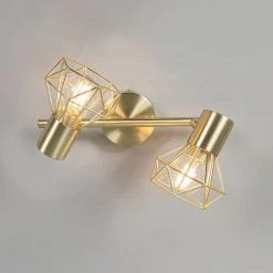 Angebote 🧨 QAZQA Art Deco Spot Messing dreh- und neigbar - Mosh 2 👍 16 Angebote 🧨 QAZQA Art Deco Spot Messing dreh- und neigbar - Mosh 2 👍 -Deckenleuchten Verkaufs-Shop 9261 93945 6