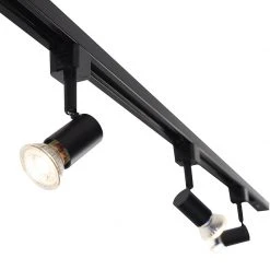 Angebote ✔️ QAZQA Modernes Schienensystem 3-flammig 1-Phase schwarz - Jeany 🧨 -Deckenleuchten Verkaufs-Shop 9273 98361 6