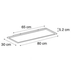 Brandneu 👏 QAZQA Moderne Deckenleuchte Stahl inkl. LED 80 cm - Liv 👏 -Deckenleuchten Verkaufs-Shop 9280 103468 4