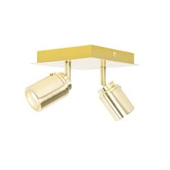 Top 10 👏 QAZQA Professional Moderne badkamer spot messing vierkant 2-lichts IP44 - Ducha 🔔 22 Top 10 👏 QAZQA Professional Moderne badkamer spot messing vierkant 2-lichts IP44 - Ducha 🔔 -Deckenleuchten Verkaufs-Shop 9282 105237 9