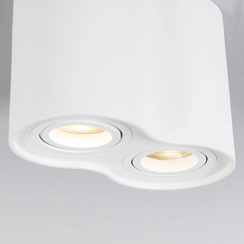 Am billigsten 😉 QAZQA Moderner Spot weiß kippbar - Rondoo Duo 👍 7 Am billigsten 😉 QAZQA Moderner Spot weiß kippbar - Rondoo Duo 👍 – Bild 7