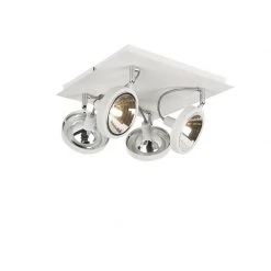 Billig 👍 QAZQA Design Spot weiß 4-flammig einstellbar - Nox 🌟 13 Billig 👍 QAZQA Design Spot weiß 4-flammig einstellbar - Nox 🌟 -Deckenleuchten Verkaufs-Shop 9302 89018 4