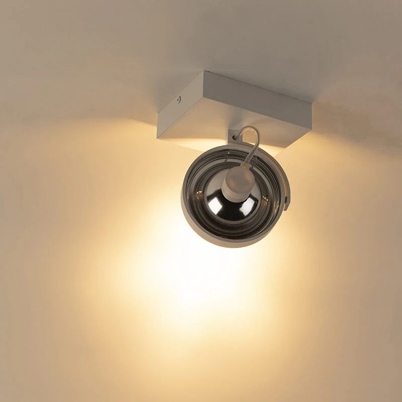 Bestpreis ⌛ QAZQA Design spot weiß verstellbar 1-flammig inkl. LED - Go 🥰 13 Bestpreis ⌛ QAZQA Design spot weiß verstellbar 1-flammig inkl. LED - Go 🥰 – Bild 13