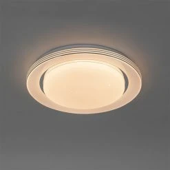 Großhandel ⌛ QAZQA Deckenleuchte weiß 38 cm inkl. LED mit Fernbedienung - Jochem 🔥 25 Großhandel ⌛ QAZQA Deckenleuchte weiß 38 cm inkl. LED mit Fernbedienung - Jochem 🔥 -Deckenleuchten Verkaufs-Shop 9337 103956 10