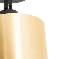 Billig 👍 QAZQA Moderne spot zwart met goud - Lofty 🥰 19 Billig 👍 QAZQA Moderne spot zwart met goud - Lofty 🥰 -Deckenleuchten Verkaufs-Shop 9345 105423 5